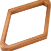 Heavy Duty Wooden Diamond Rack - Honey